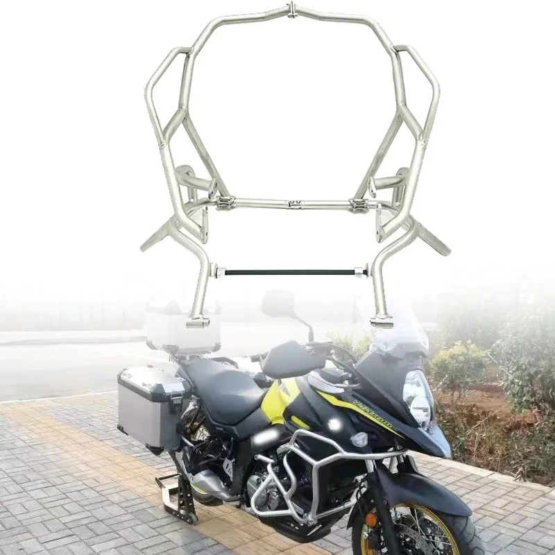 DL650 Верхняя и нижняя защита двигателя Highway Freeway Crash Bar защита топливного бака подходит для SUZUKI Vstrom DL 650 V-Strom 650 2019-2020