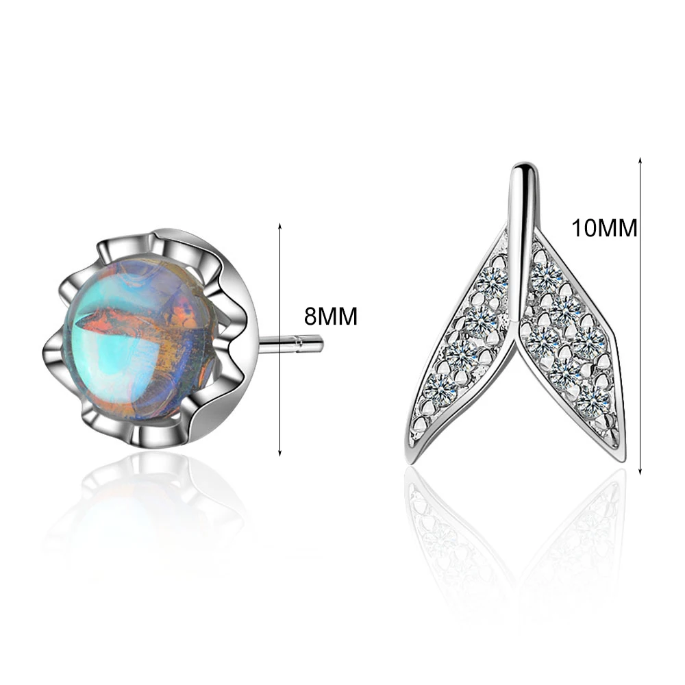 MEETSOFT посеребренные предотвращающие аллергию серьги гвоздики для женщин дизайн