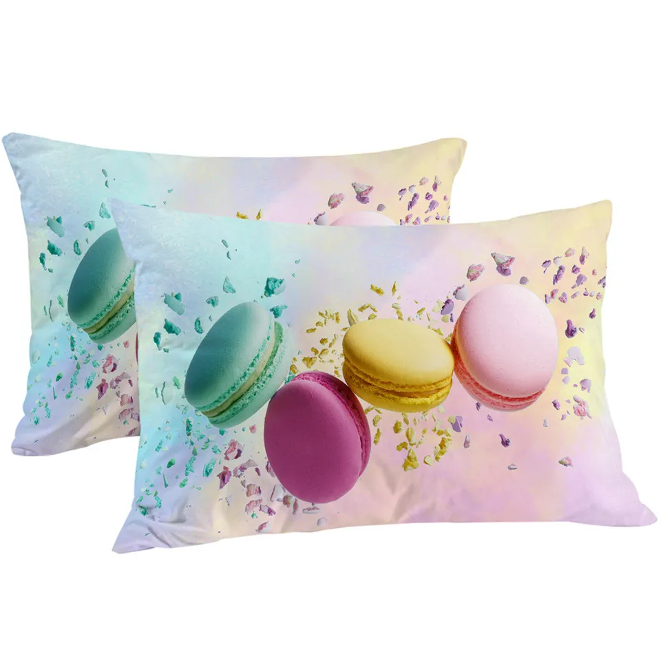 Чехол BeddingOutlet чехол с милой шоколадной подушкой красочный десертом наволочка для