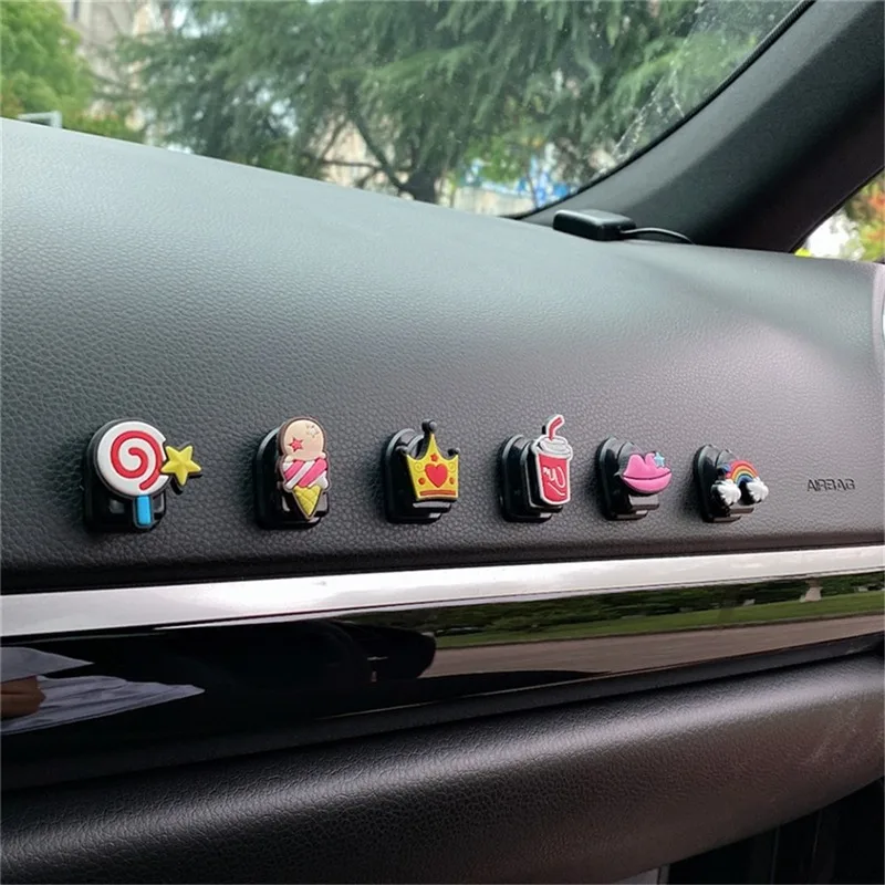 4 шт. мини Крючки для автомобиля органайзер автомобильные зажимы вешалка