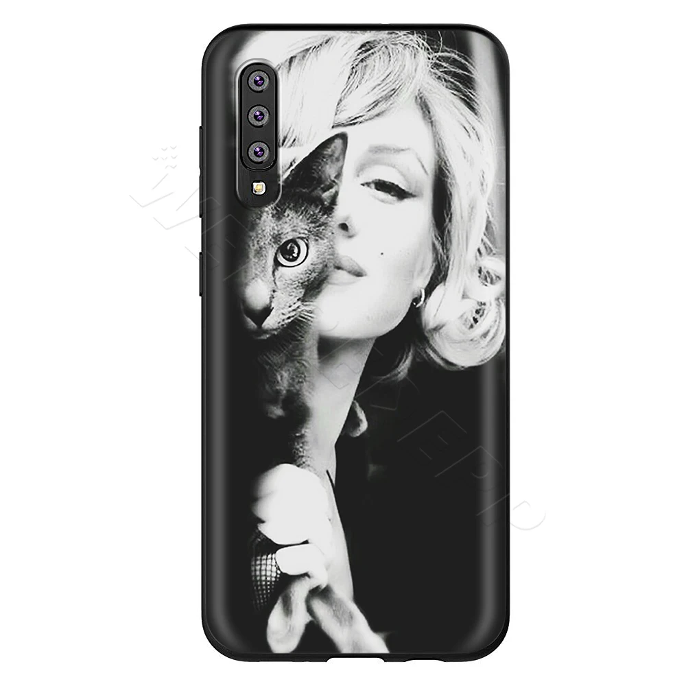 9 Webbedepp Мэрилин Монро Чехол для samsung Galaxy S7 S8 S9 S10 Edge Plus Note 10 8 9 A10 A20 A30 A40 A50 A60 A70 - Цвет: 9