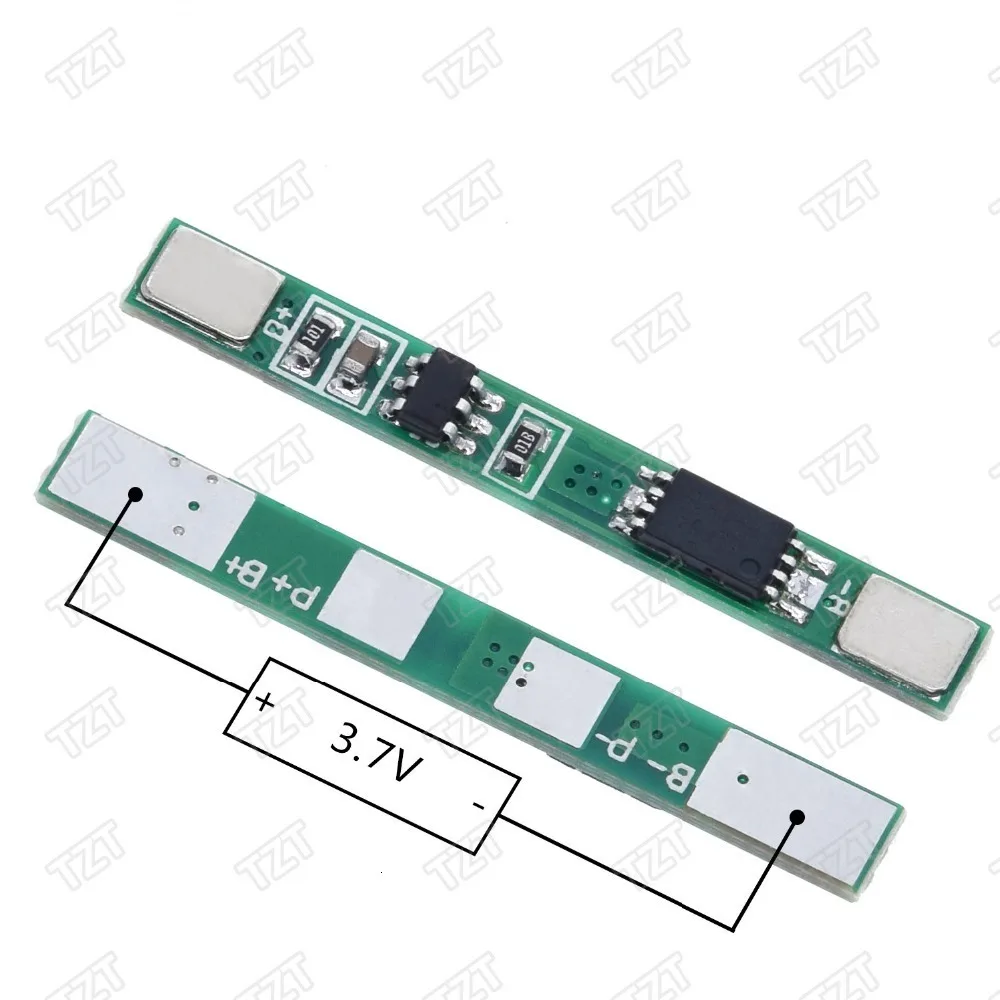 TZT 5 шт./лот 1 s 3,7 В 3A литий-ионный БМС PCM защиты аккумулятора доска pcm для 18650 литий-ионный аккумулятор li