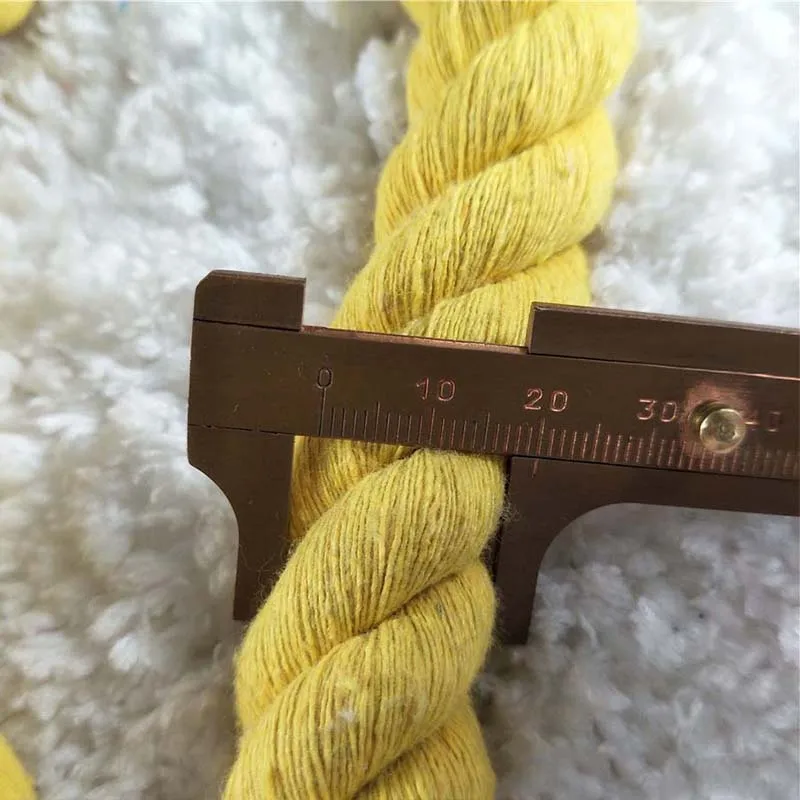 Экологически чистый хлопковый шнур 2 м 20 мм высокопрочный витой веревочный мешок