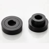 Bathroom shower fixing kit decorative cover matte black brass 1 2 inch shower faucet accessories FACIIO