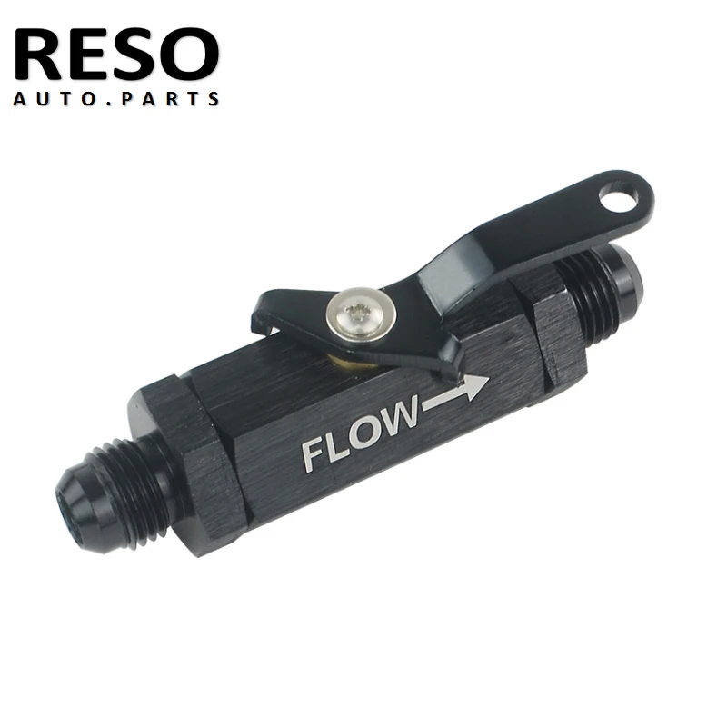 Алюминиевый Встроенный топливный фильтр AN6 запорный клапан с Отсечкой кабельным