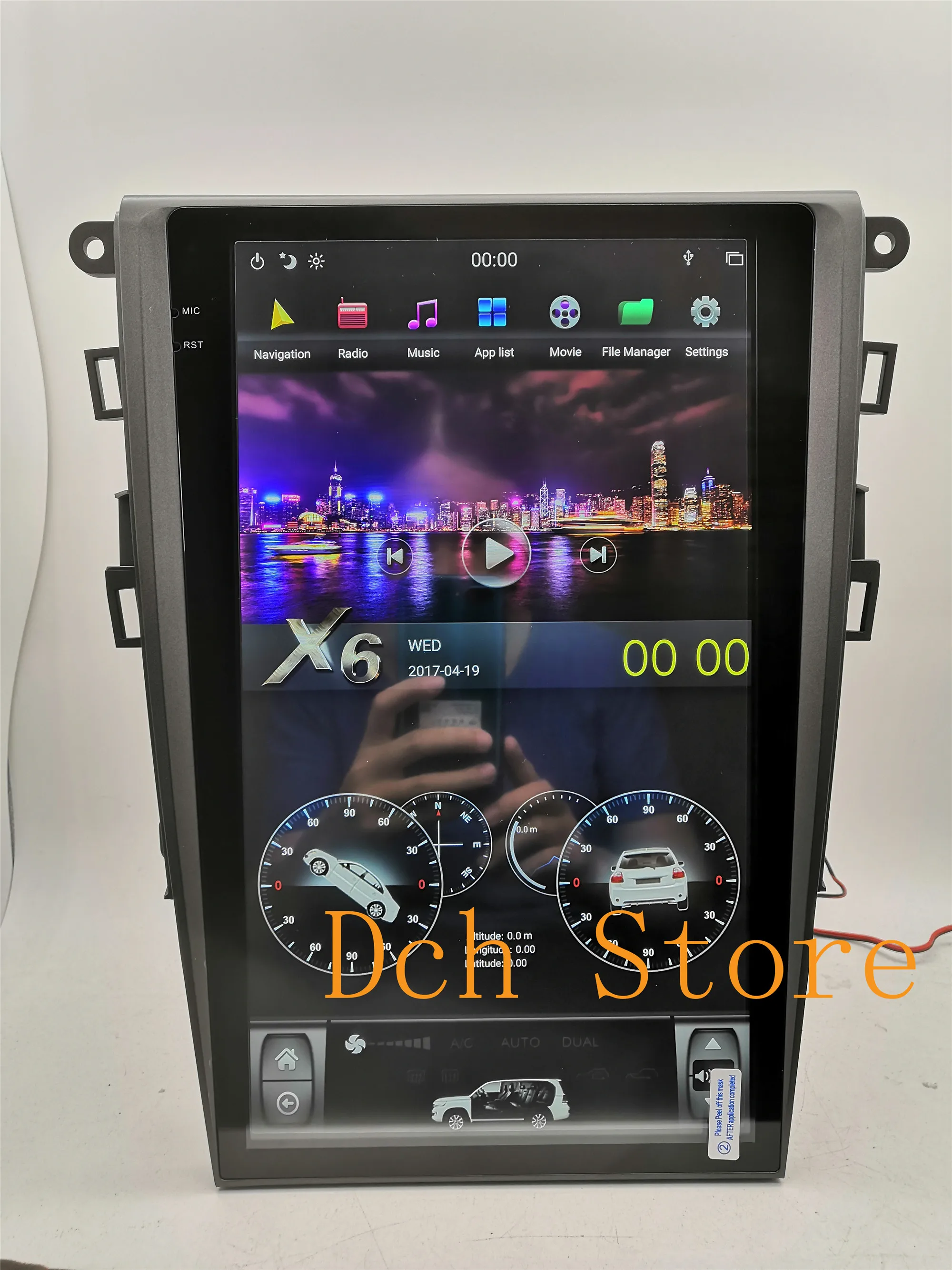 13,6 дюймов вертикальный tesla стиль Android 8,1 автомобильный dvd-плеер gps навигация для Ford Mondeo fusion 2013 PX6