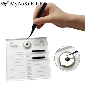 Подставка для накладных ресниц 2 в 1, акриловая клеевая подставка держатель ресниц с клеевой маркировкой Искусственные ресницы, удлинение