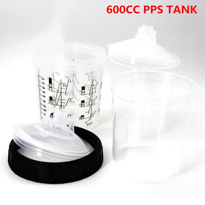 Бесплатная доставка бак для пистолета-распылителя чашка Смешивания Краски H/O