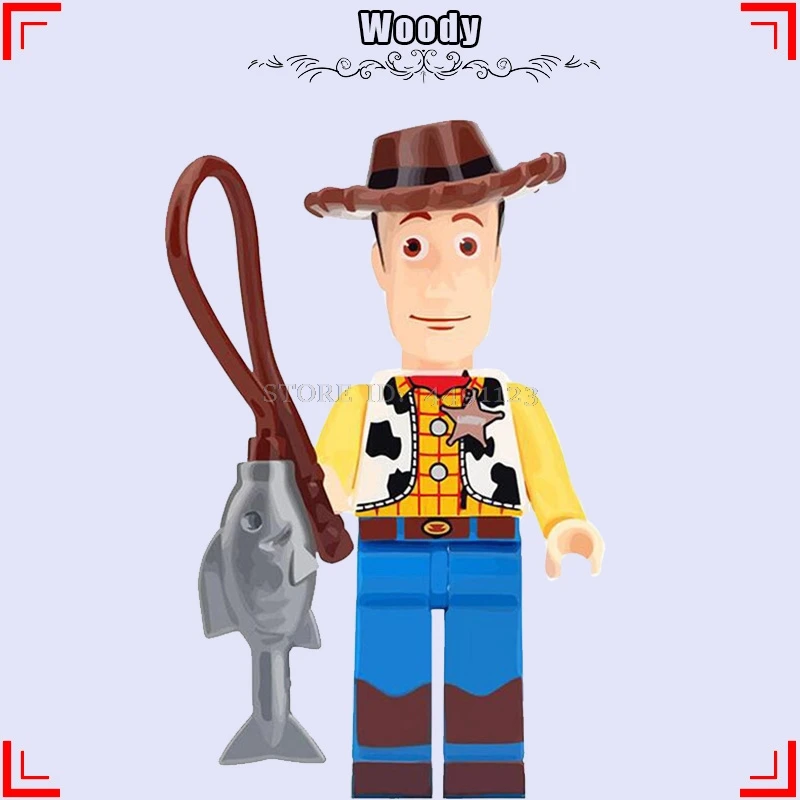 Woody «История игрушек», «4 Вуди и Джесси Базз Лайтер чужой зург животного строительные кубики, детские игрушки Аниме фильм зеленого цвета в армейском Для мужчин стежка игрушка в виде фигурки - Цвет: Woody