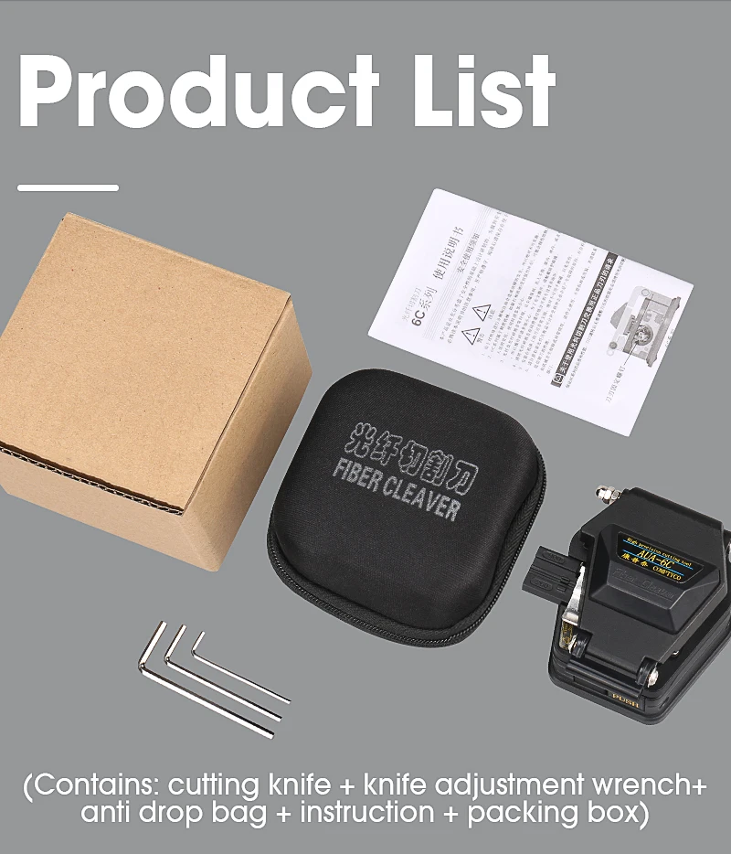 

AUA-6C Cable Cutting Knife FTTT Fiber Optic Knife Tools cutter