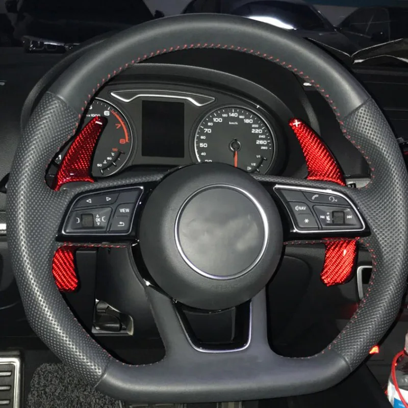 Весло переключения для Audi A4 B9 2017 2018 рулевое колесо|Рулевые колеса и ступицы