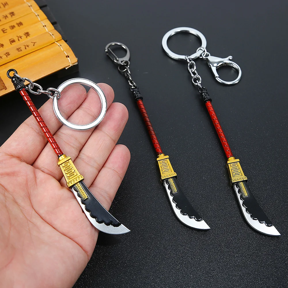 12 см аниме цельный Белый брелок для ключей с бородным мечом Эдвард Ньюгейт меч