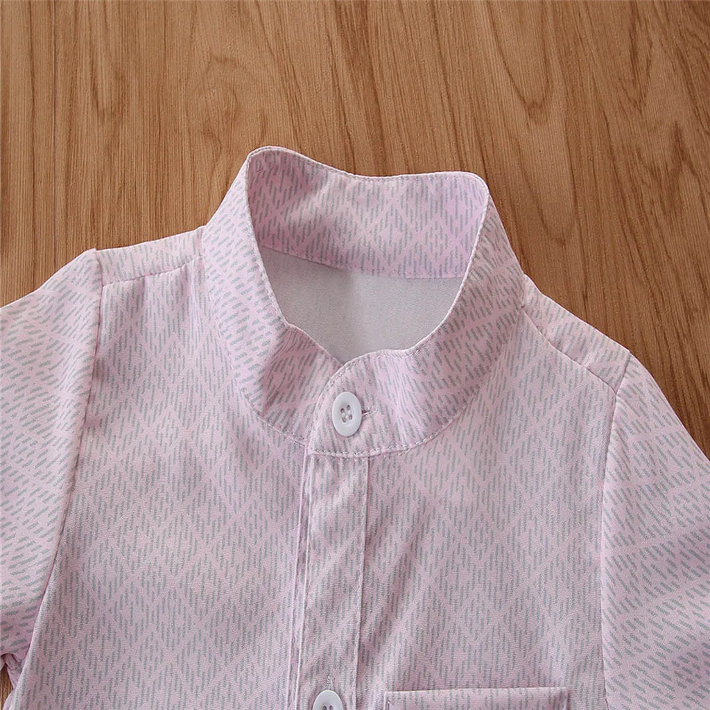 Одежда для малышей комплект одежды маленьких мальчиков рубашка + шорты штаны