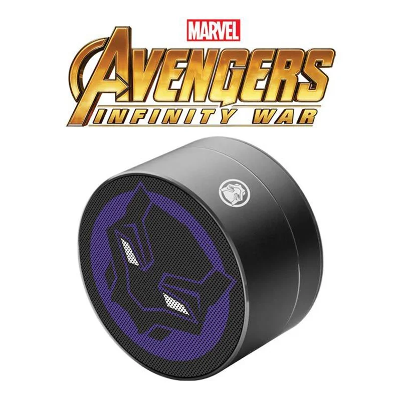 Marvel Iron Man Captain America Wireless Bluetooth Speaker 201 Car Subwoofer Plug-in Card Computer Portable Audio Mini Stereo |