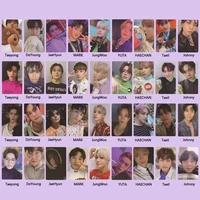 9pcsset kpop 127 photocards new album sticker self made hd lomo cards postcards photo cards for fans gift collection