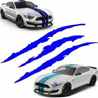 auto car sticker reflective monster claw scratch stripe marks headlight decal car stickers exterior accessories