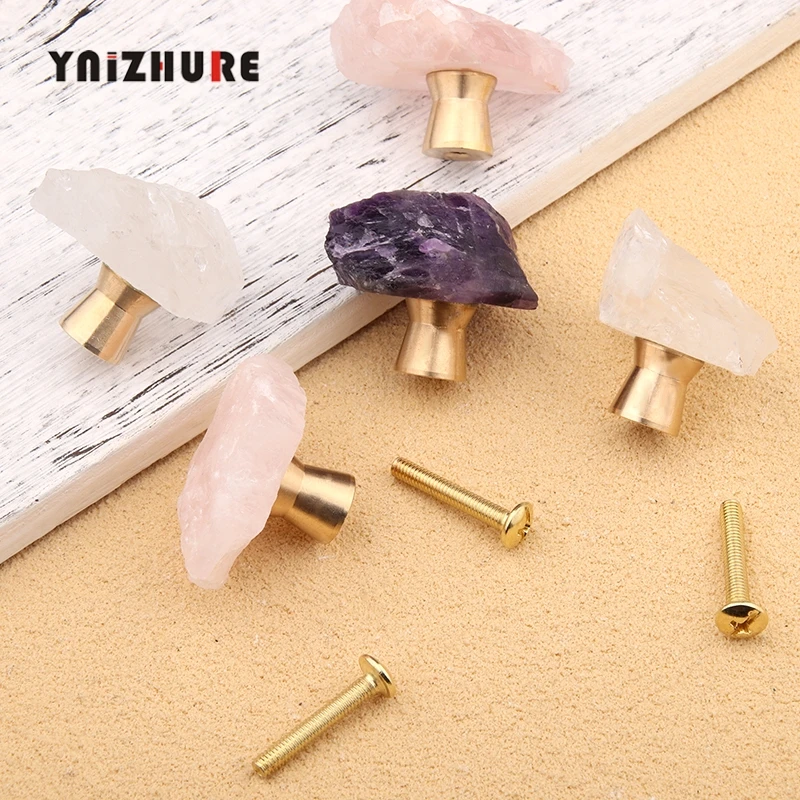 Брендовая Новинка роскошные натуральные грубые кристаллы аметист розовый кварц