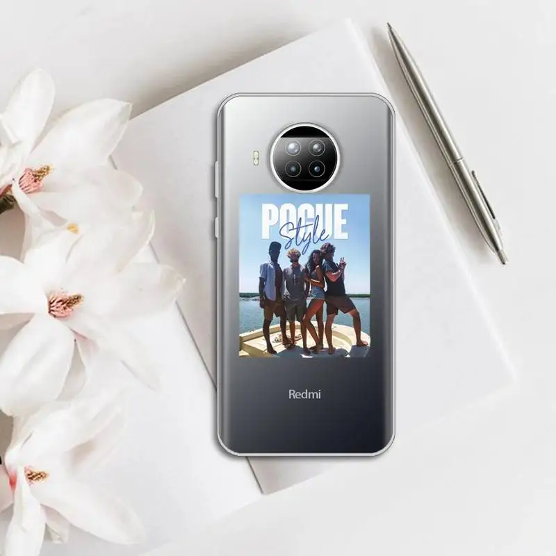 

Outer Banks-Livin' The Pogue Life Phone Case Transparent for Xiaomi mi Redmi note 10 t 8 9 pro lite 11 Samsung S 8 9 10 20