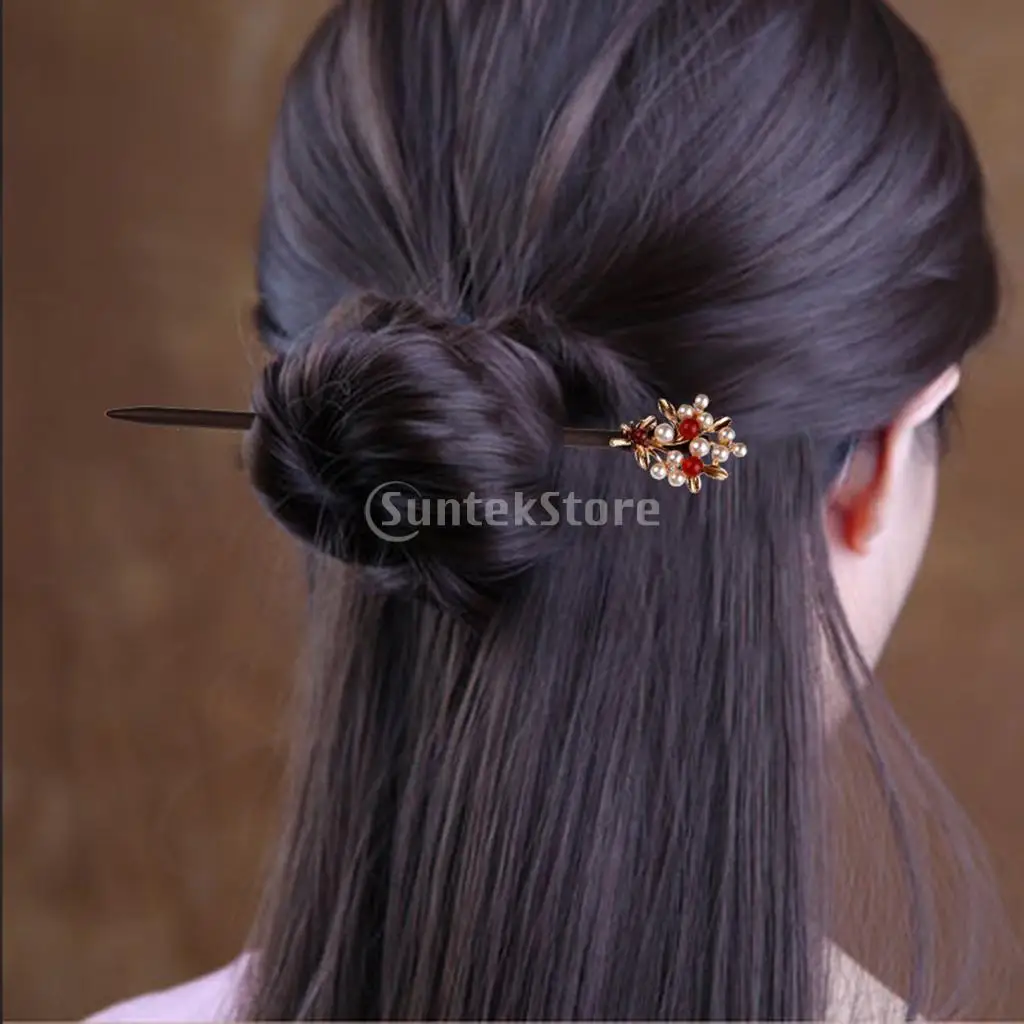 

Wedding Hanfu Cheongsam Classical Hairpin Hair Clasp Sticks Gifts for Women Girl