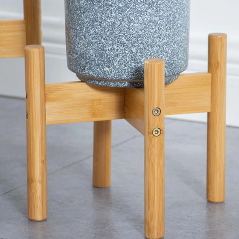 Деревянная подставка для цветов окна балкона настольный мини держатель