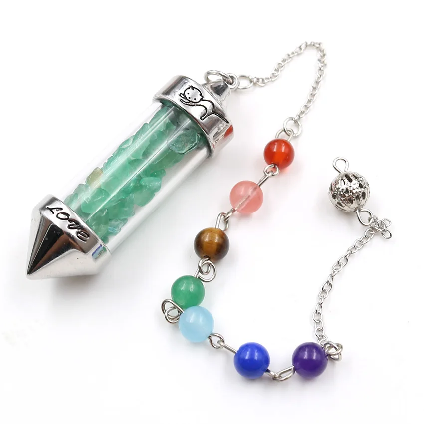FYJS уникальный амулет в подарок Посеребренная бутылка желаний прекрасный кот
