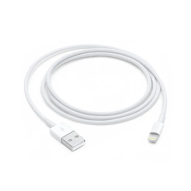 Аутентичные Apple наушники для мобильных телефонов Apple EarPods с разъемом Lightning наушников для iPhone 7/8/X/XS MAX iPad Mac с микрофоном - Цвет: USB to Lightning1m