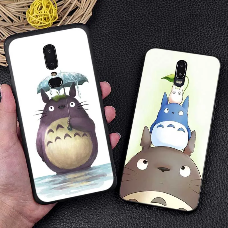 For oneplus one plus 7 pro 7t 6 6t 5t Clear Soft Silicone Phone Case Cute Totoro Spirited Away |