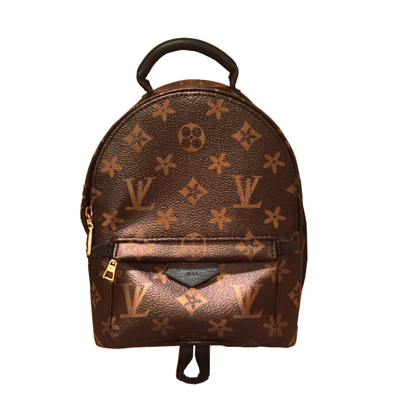 

Cowhide Leather Bag For Women Designer Luxury Backpack Brand Monogram Coated Canvas Fashion Brand Double-Stranded Stray Handbag