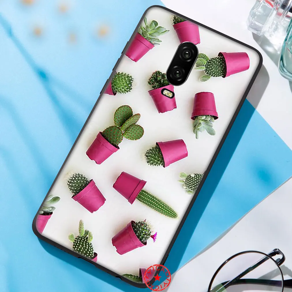 Plant cactus flower Soft Silicone Case for oneplus 5 5t 6 6t 7 Pro TPU Cover |