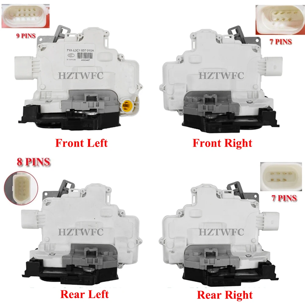 Двигатель центрального механизма привод защелки дверного замка для Audi Q3 Q5 Q7 A4 A5 TT