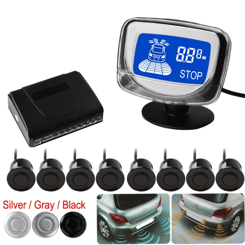 Автомобильный светодиодный датчик парковки 8 Обратный Датчик s запасная система