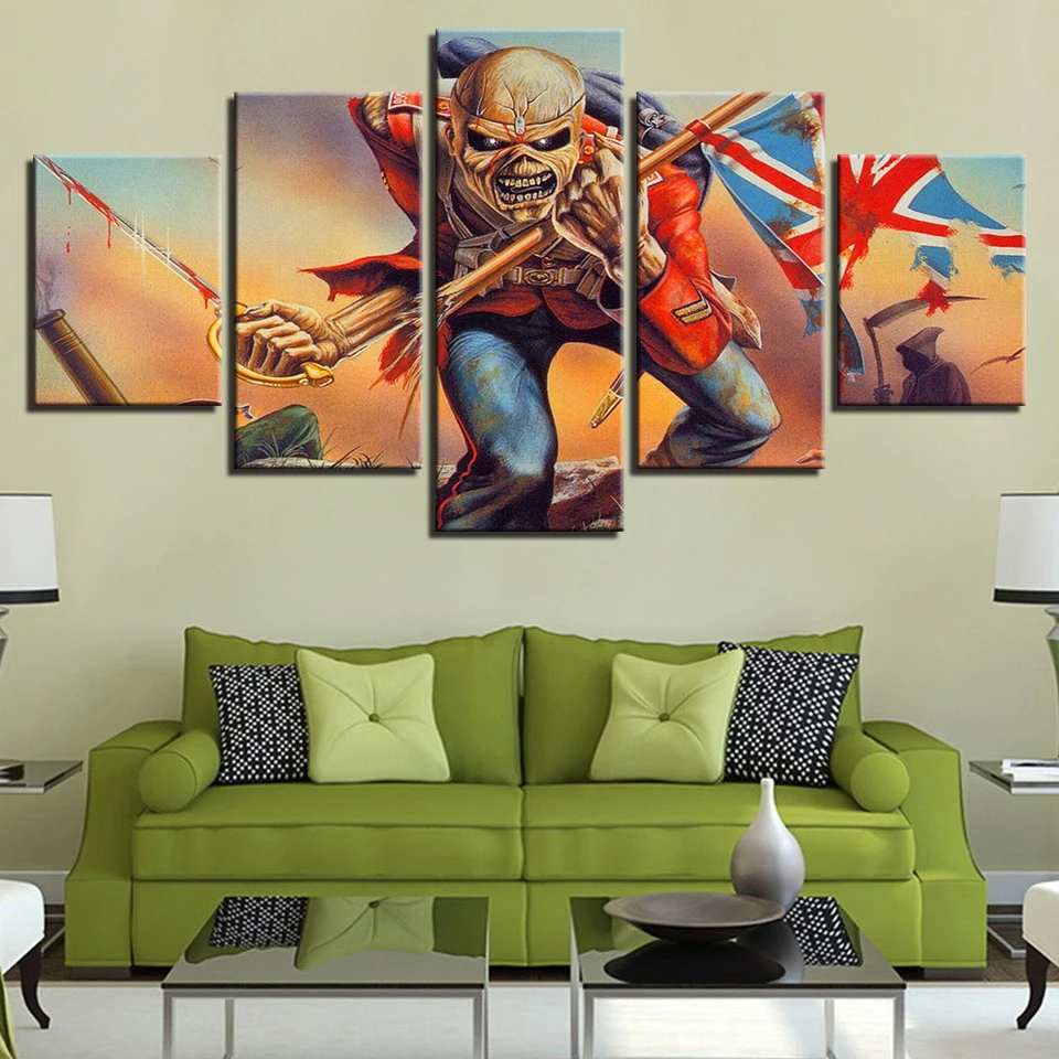 Настенный принт художественные картины 5 шт. Хэллоуин Джек Скеллингтон картина