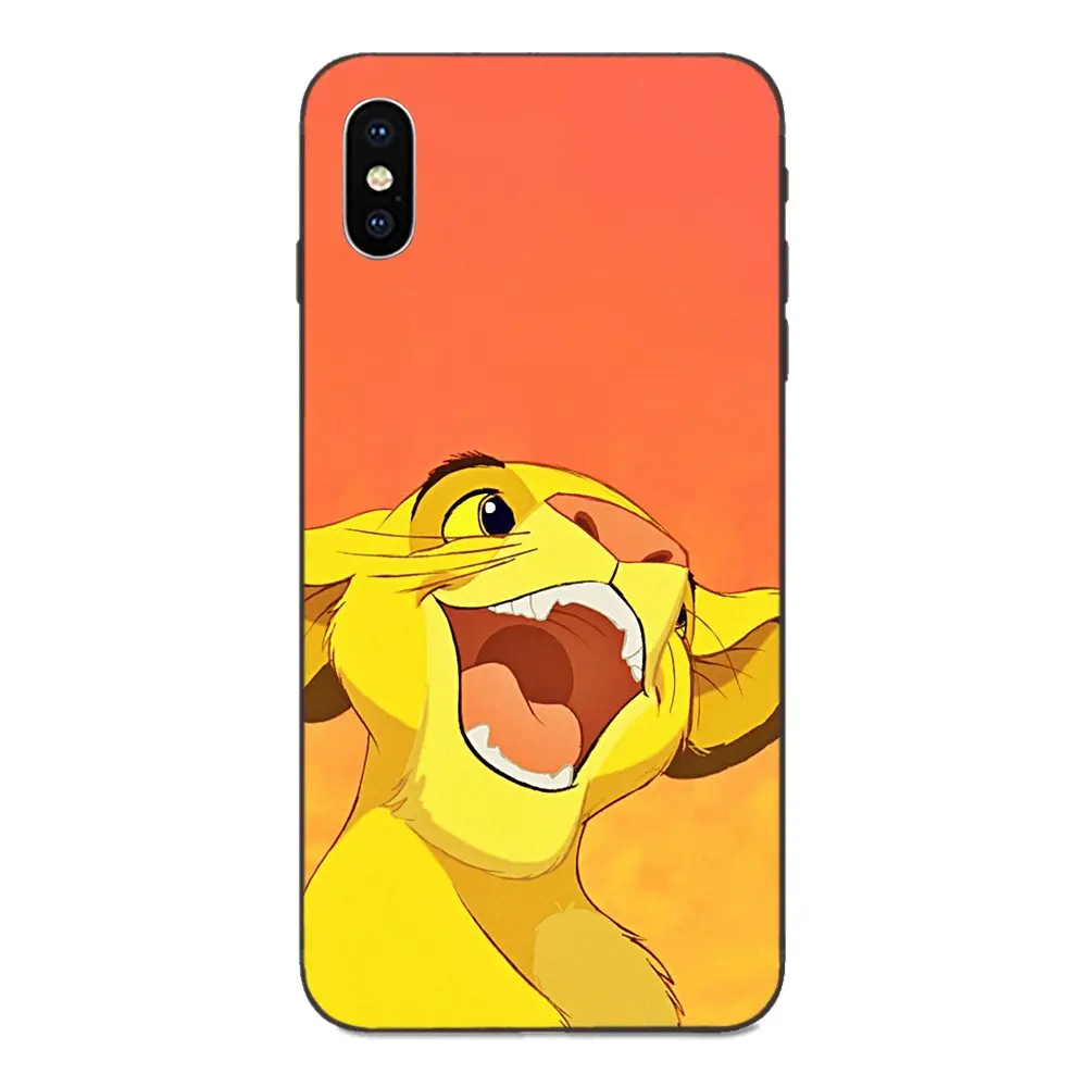 as picture Для Xiaomi Redmi Note 3 3S 4 4A 4X5 5A 6 6A 7 7A K20 Plus Pro S2 Y2 Y3 черный чехол для телефона чехол Чехол Simba и Нала" - Цвет: as picture