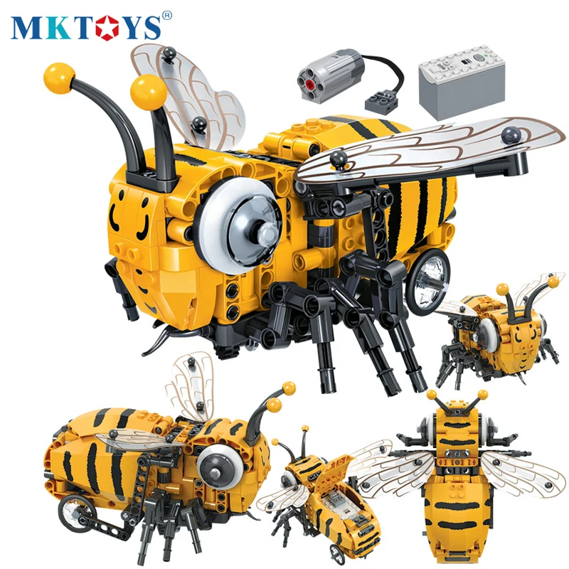 MKTOYS технический Электронный конструктор пчелиная муха строительные блоки