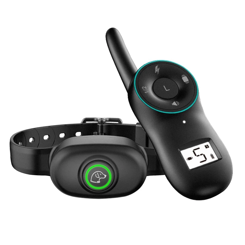 

1PC Electric Dog Collar Waterproof Rechargeable Dog Training Collar With Remote Controller Electrical Pet Dog Training Collar//