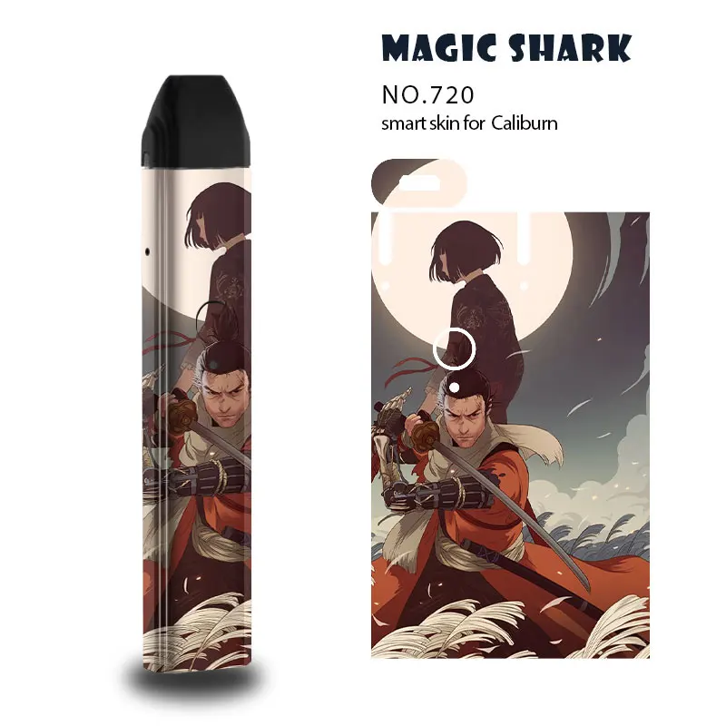Magic Shark Doom Martian Volcanic Deadpool Smoke Batman Skin Case Обложка пленка наклейка для Uwell Caliburn 718-730 |