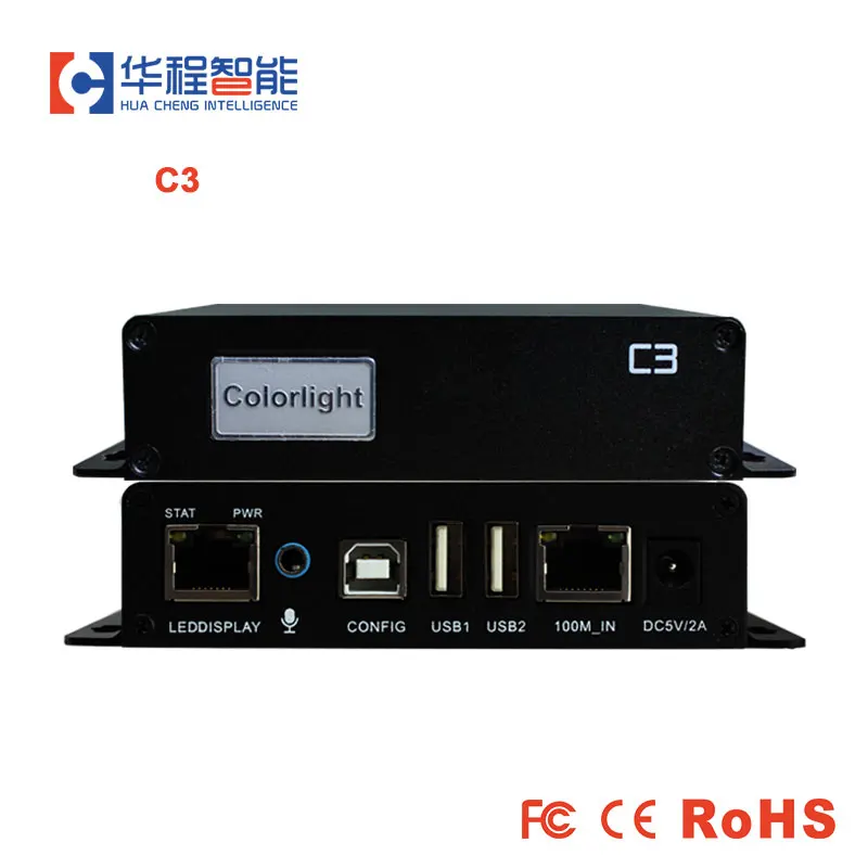 Цветной видеоплеер c3 светодиодный дисплей плеер коробка асинхронного