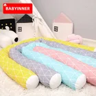 Бампер для детской кроватки Babyinner, 2 м, защита для кроватки хлопок, мягкий забор для кровати, полоска для защиты от столкновений, подушка, декор для постельного белья