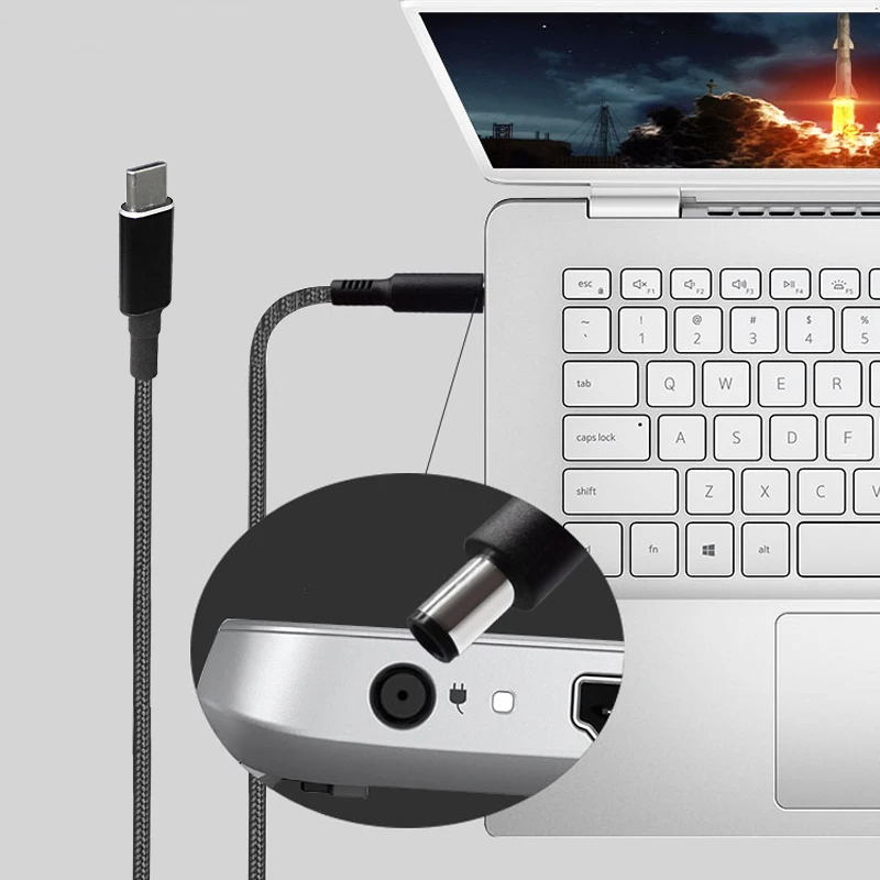 Кабель USB Type-C для адаптера питания ноутбука Hp Pavilion DV3 DV4 DV5 DV6 Probook 7 4 s 5 0 4440s 4535s 4530s 4540s