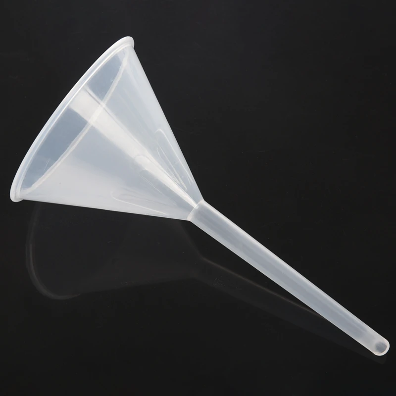 

90 mm plastic Transparent funnel for kitchen / lab / garage / car fluids