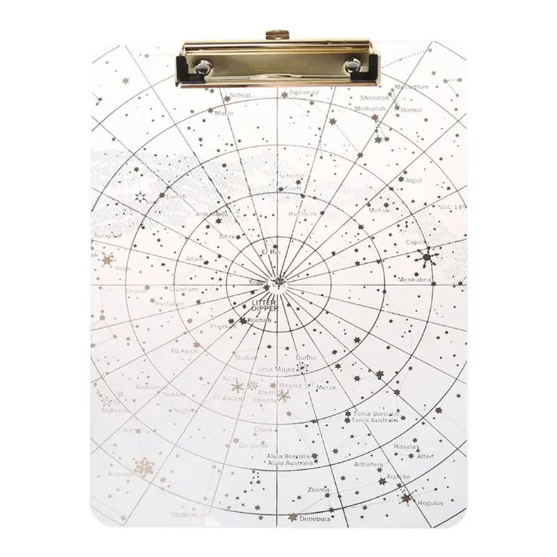 A4 звездное небо прозрачный буфер обмена блокнот Файл Папки держатели документов