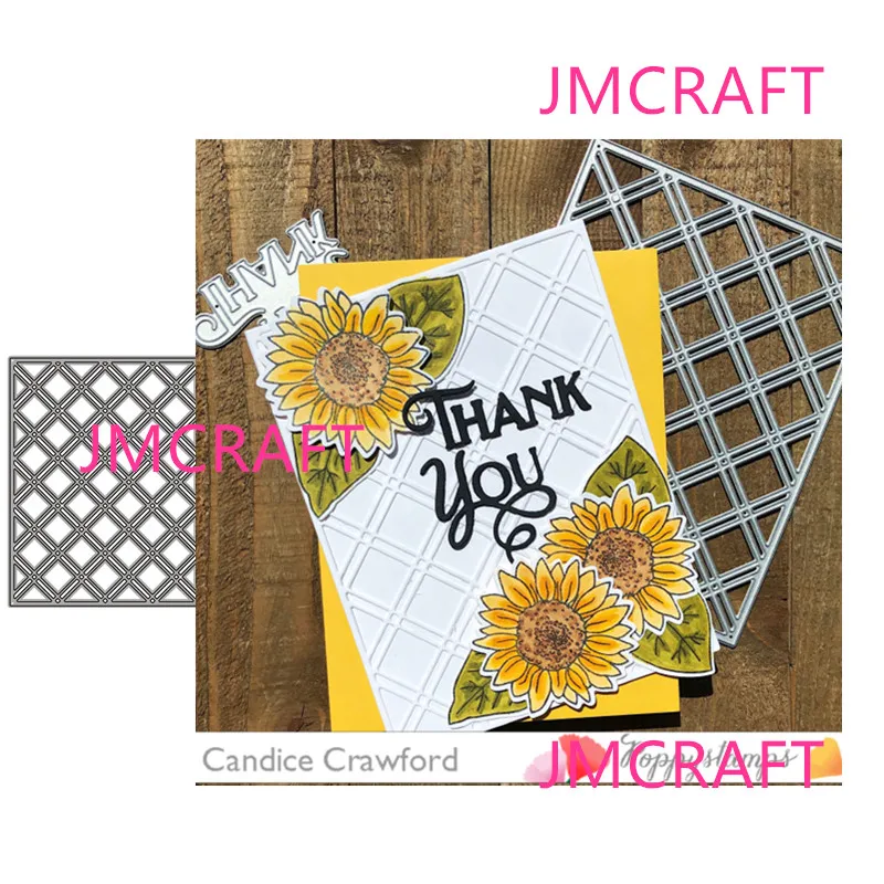 

JMCRAFT новый прямоугольный решетчатый фон рамка #3 металлические Вырубные штампы Сделай Сам скрапбукинг ручной работы бумажные крафтовые мет...