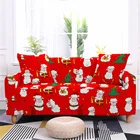 Санта-Клаус эластичный чехол для дивана, мебельный чехол для дивана, рождественское кресло, чехлы для дивана, наволочка, чехол для сиденья 123