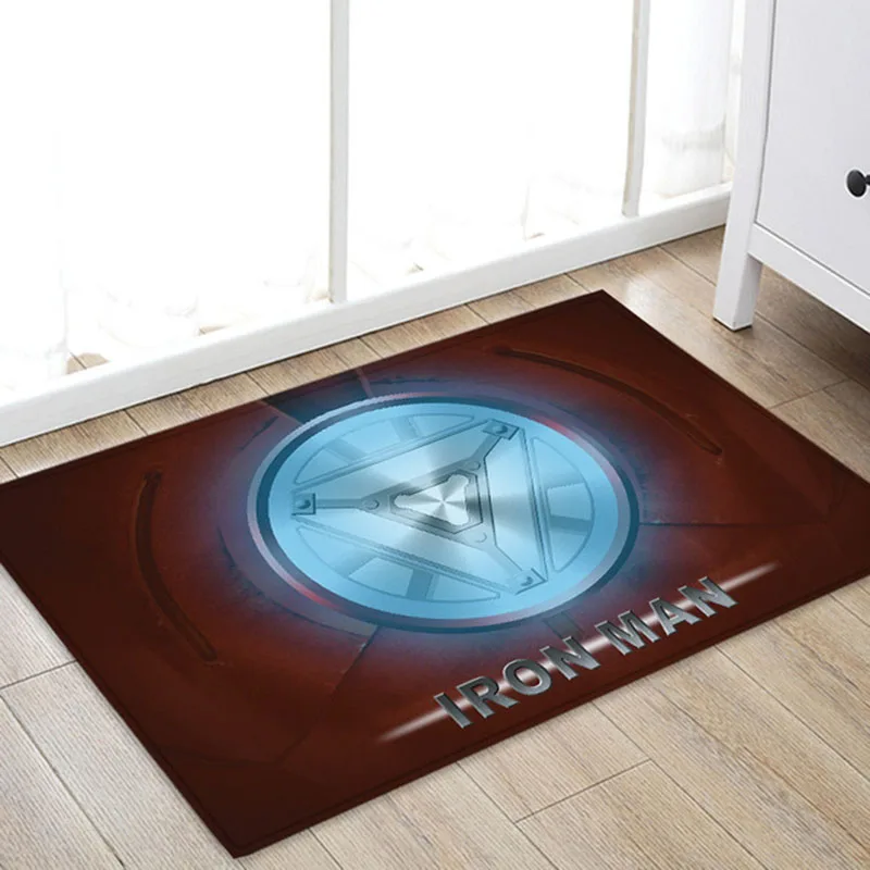H19 1 шт. 40x60 см Marvel Мстители плюшевая ватная одежда Железный человек Капитан Америка Бэтмен ковер - Цвет: H19
