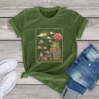 Хлопковая футболка Goblincore в стиле унисекс, с принтом лягушки, гриба, хлопковая Футболка с графическим принтом