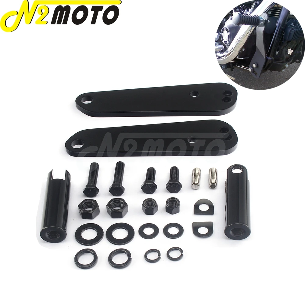 

OEM 49002-98 Motorcycle Steel Footrest Forward Mid-Control Foot Peg Mount Support for Harley Dyna FXD 91-17 Street Bob Low Rider