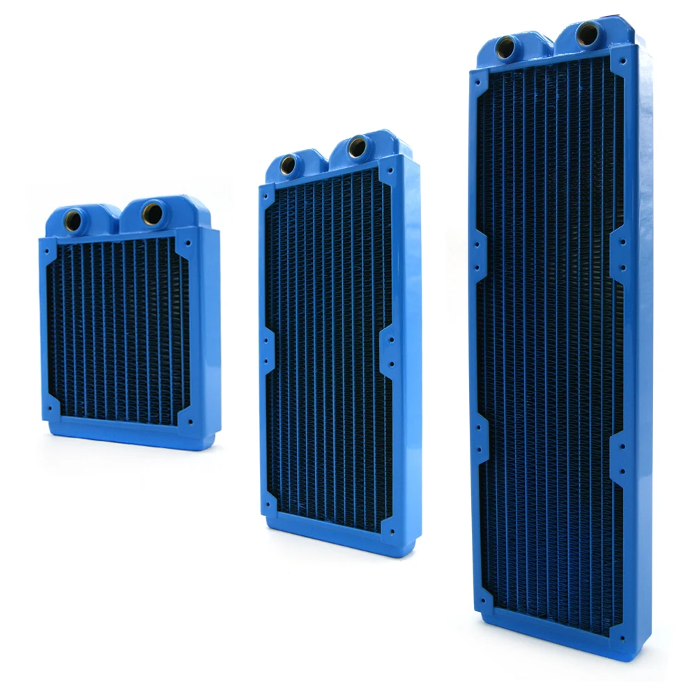 Цветной компьютерный радиатор медный охлаждающий водяной ряд 28 мм 120X для