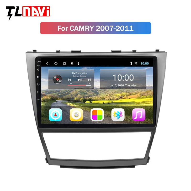 2G ОЗУ 10 1 дюйма Android для Toyota camry 2006-2012 GPS навигационная система стерео аудио Радио