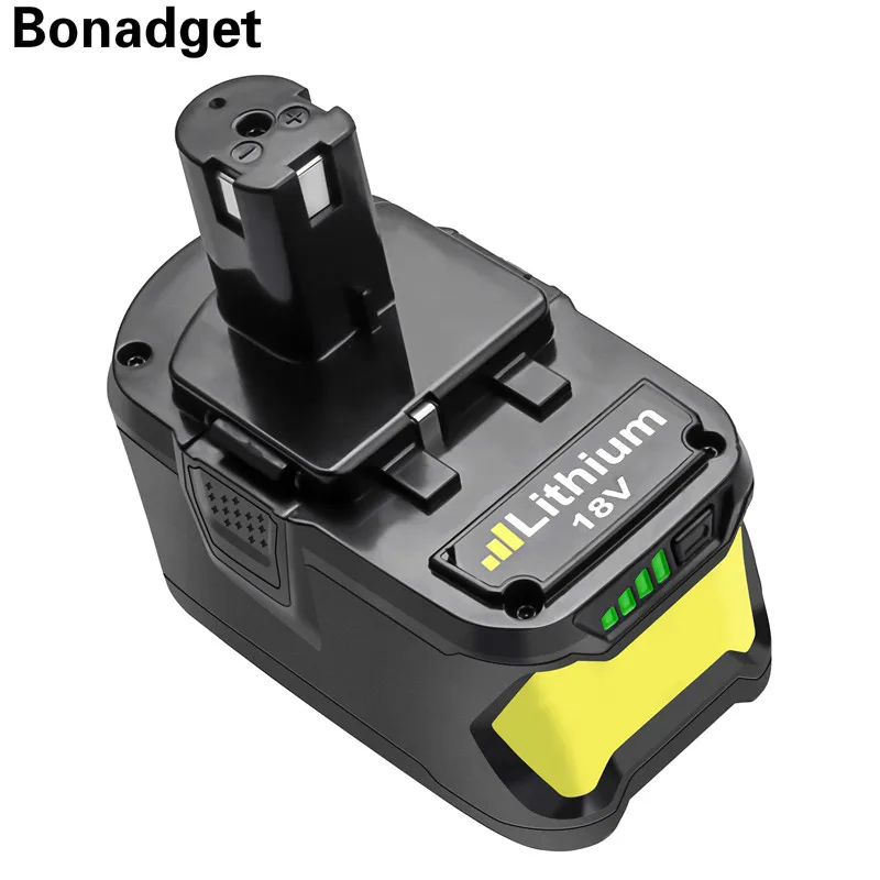 Bonadget 18V 9000 мА/ч литий ионный аккумулятор P108 Батарея для Ryobi RB18L40 P2000 P310 BIW180 L30