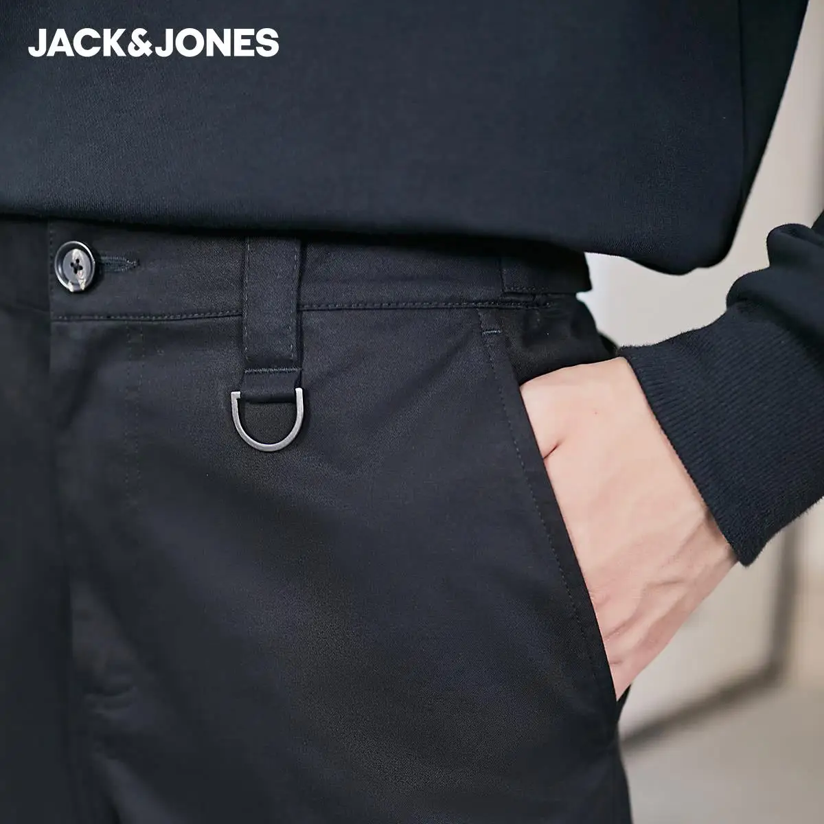Брюки-карго JackJones YKK на молнии с большими карманами уличная одежда 220314120 | Мужская